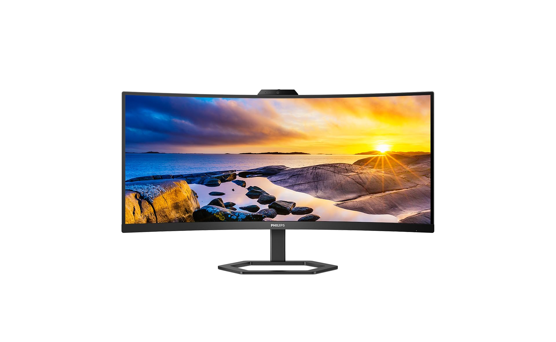 Monitor Philips 34 Pollici WQHD Curvato WebCam Integrata Audio - Dettaglio