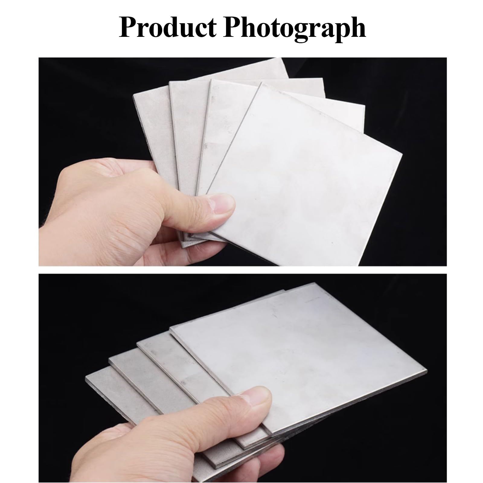 XJJDCB 3 Plaques De Titane Pur TA1, 100 Mm X 100 Mm Pour Les