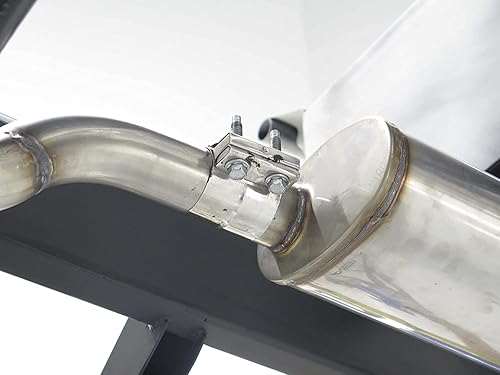 Miniatura 6 de Abrazadera de banda de escape de junta de regazo de 1.5 pulgadas, abrazaderas de escape resistentes para silenciadores y tuberías, funda de