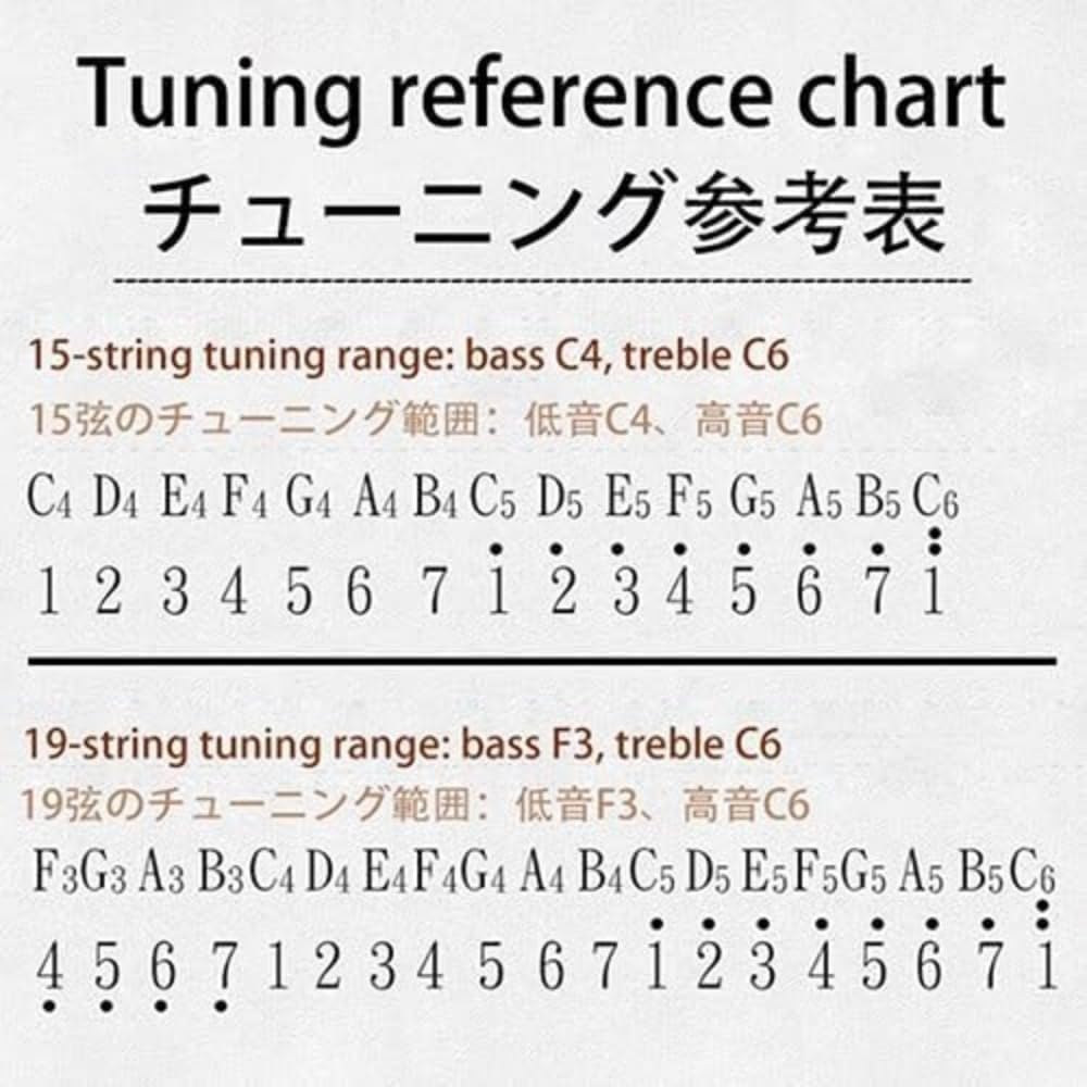Amazon.co.jp: Hubiuyo 木製竪琴 アイリッシュハープ 15/19弦 手作り