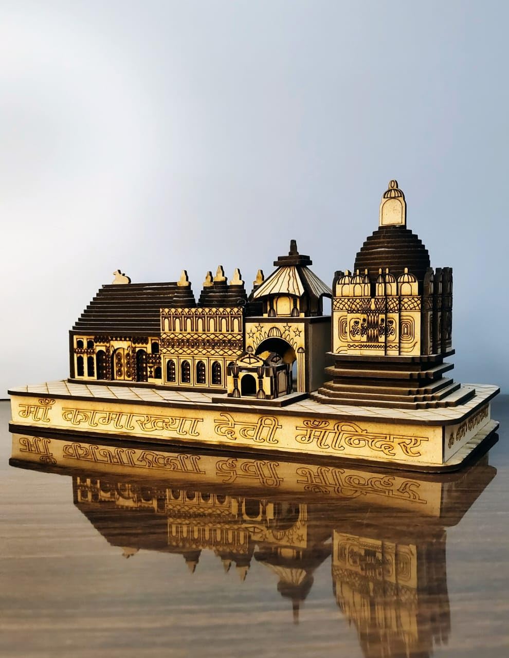 Buy imBharat Craft Maa Kamakhya Devi Wooden Temple Miniature Wooden