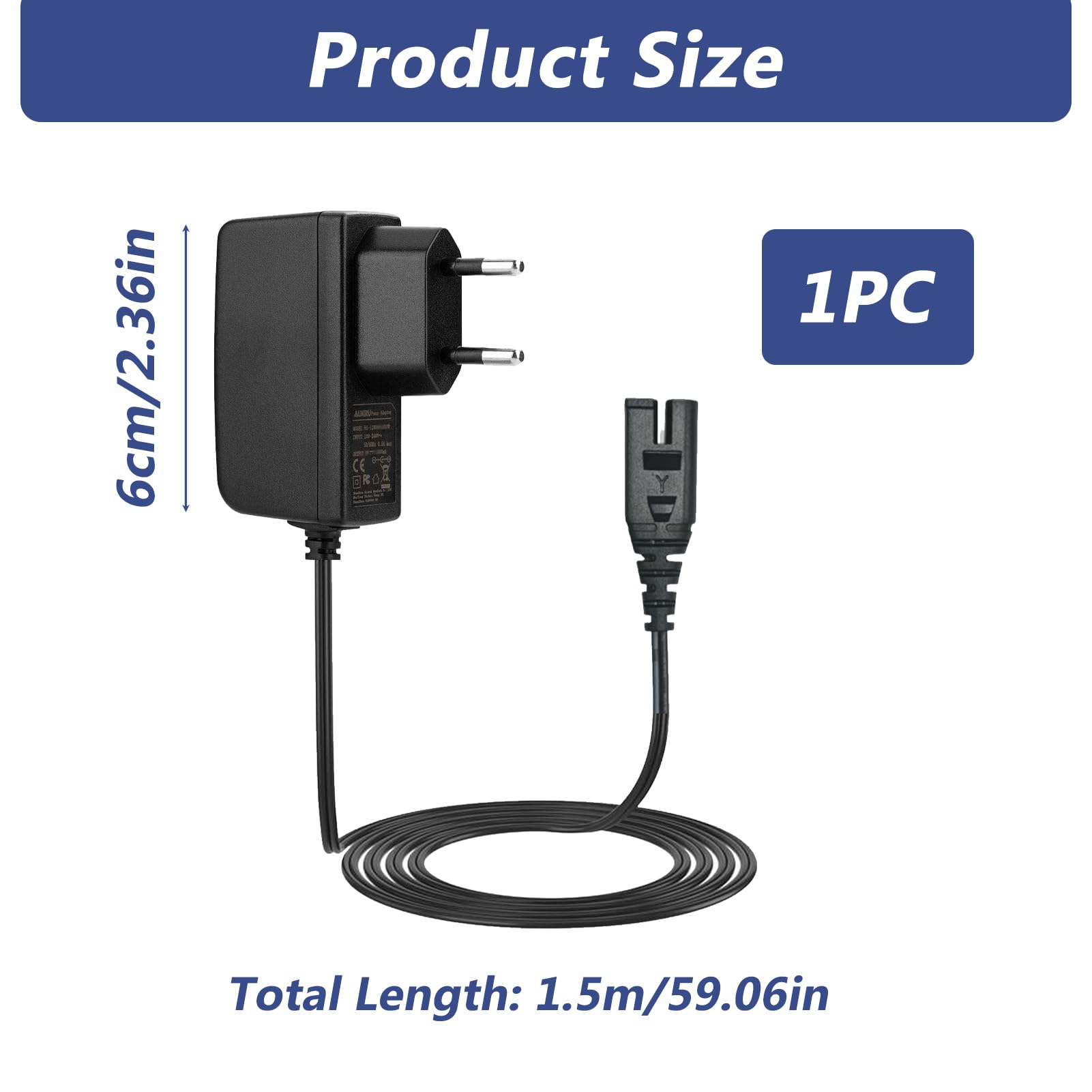HQRP Adattatore AC Caricabatteria Per Canon ZR200 ZR300 ZR400 ZR500 - Foto 5