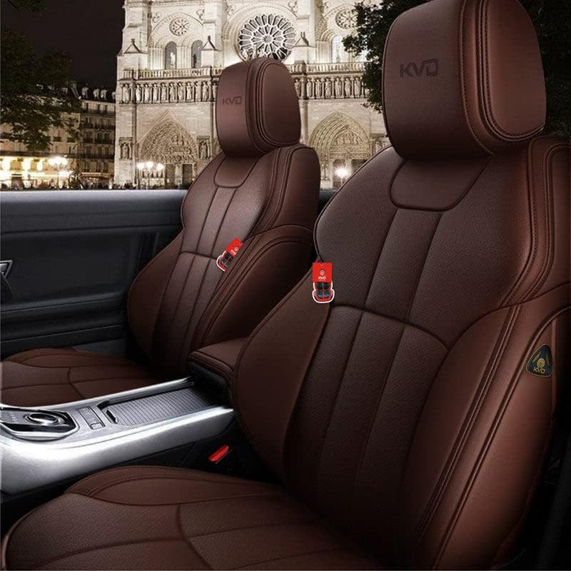 KVD AUTOZONE Super Leatherette luxurry Car Seat Cover Compatible with