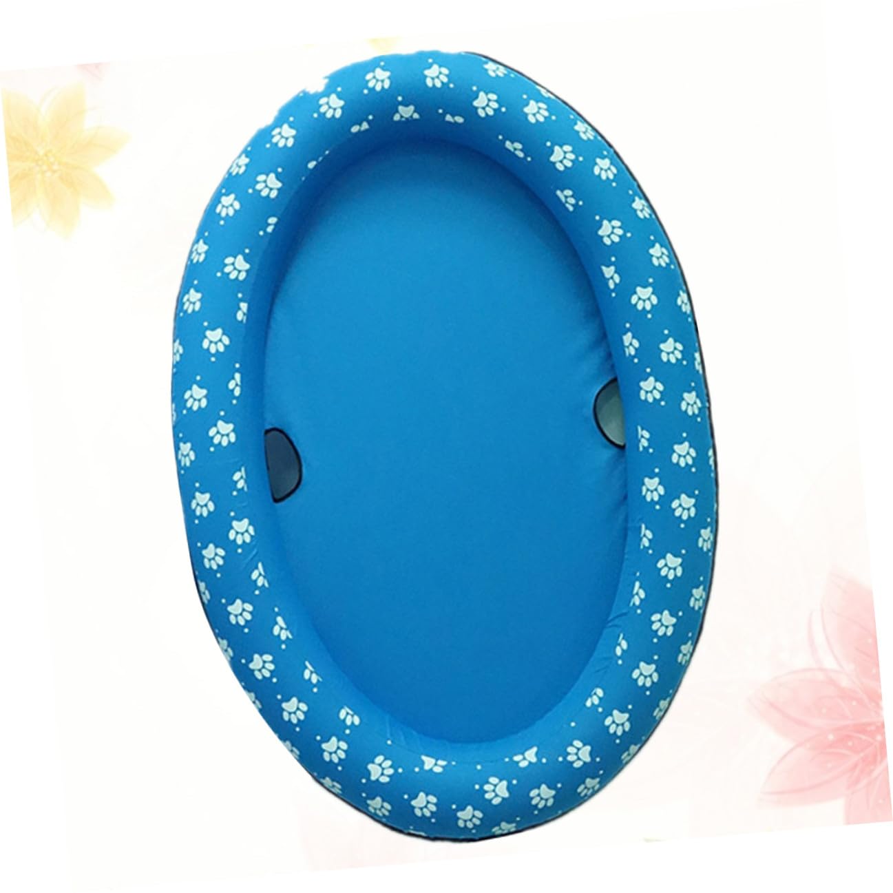 TOYANDONA Piscina Gonfiabile per Animali Domestici Pieghevole Tappetino Galleggiante Blu Piscina Portatile per Cani e Gatti Adatta per Uso Esterno e Laghetti