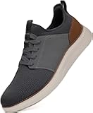 Men Casual Dress Shoes Fashion Sneakers Lightweight Breathable Laceless Walking Shoes Gym Tennis Athletic
