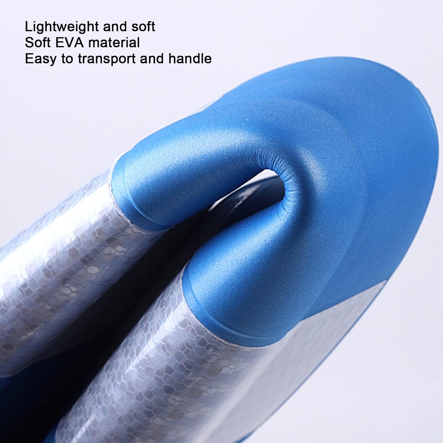 Kantenschutz, L-förmiger Eckenschutz aus Eva-Schaumstoffstreifen, hochfester reflektierender Boden- und Garagenwandschutz, 0,6 cm dick (blau, 2 Stück)