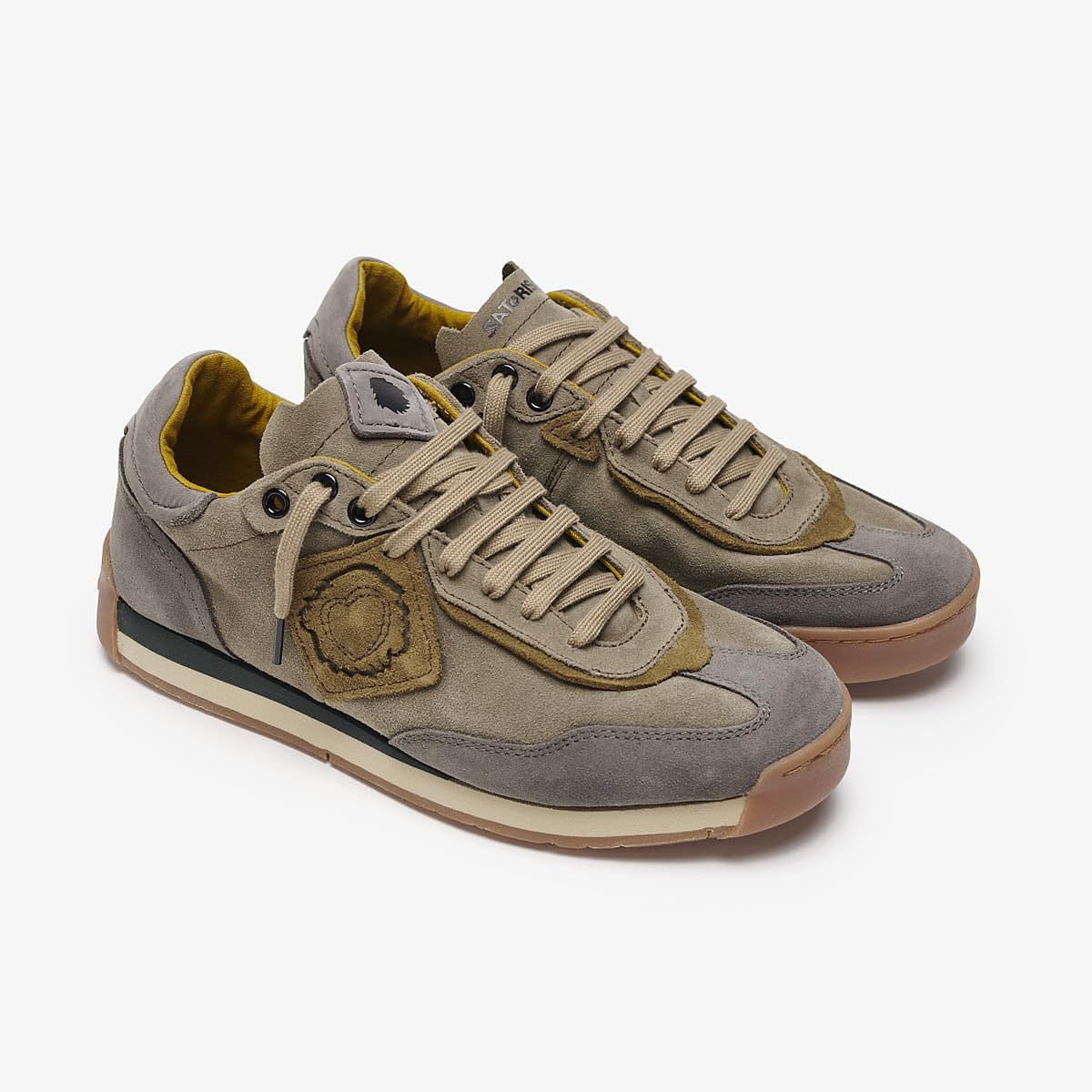 Satorisan - Ensō Suede - Casual Sneaker Herren und Damen - Vintage Leder Sportschuhe - Bequem, Nachhaltig und Dauerhaft
