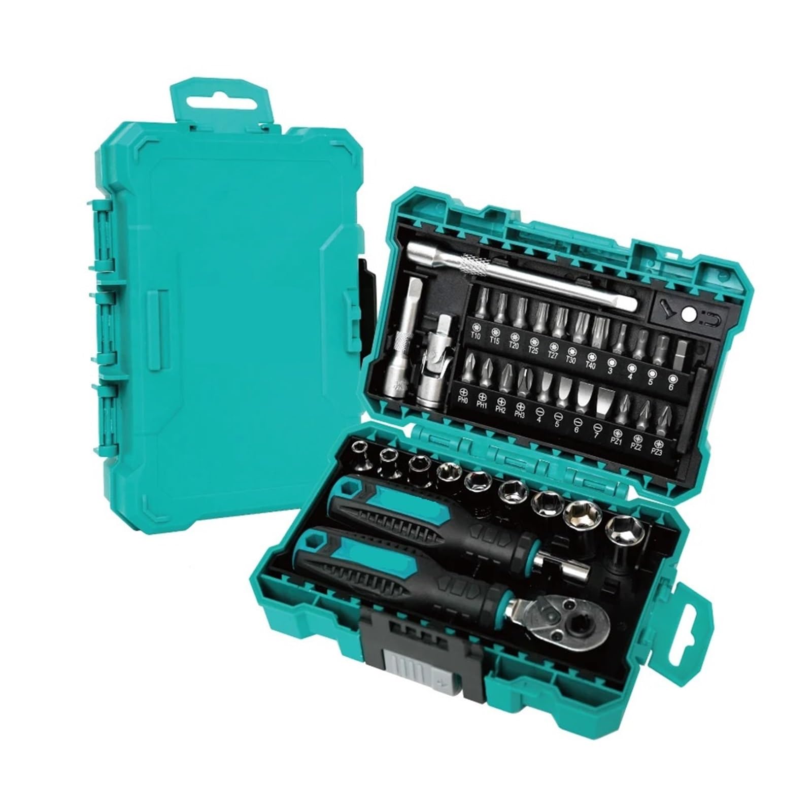 herramientas Domésticas Juego de llaves trinquete multifunción, agarre bidireccional alto par, herramienta combinada alta resistencia, Kit herramientas combinadas precisión