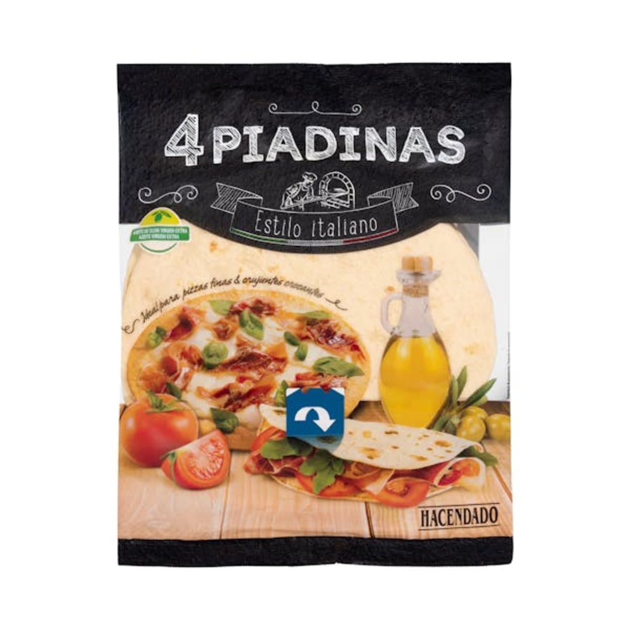 Piadina Fladenbrot nach italienischer Art 8er-Pack
