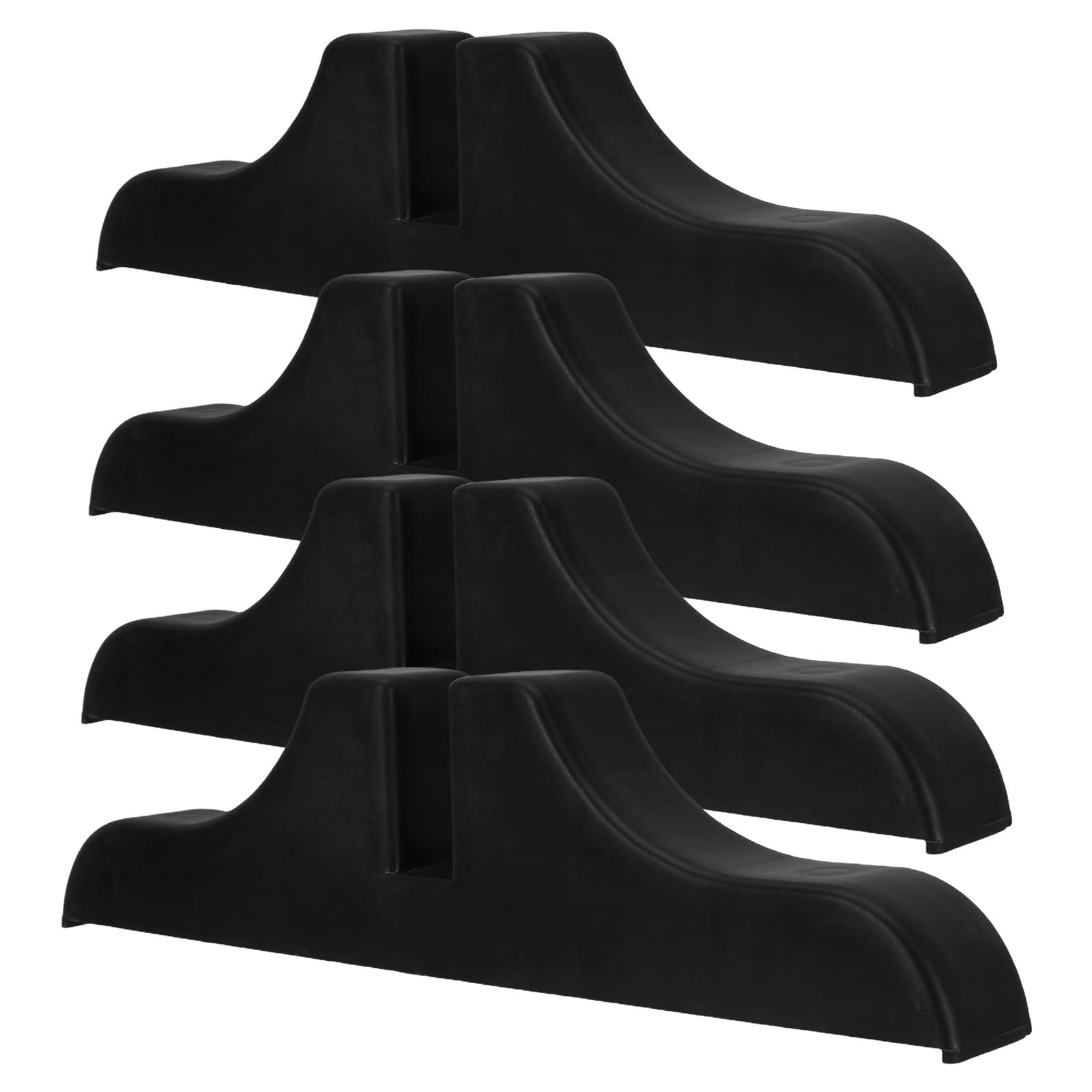 Support paravent plastique noir anti-basculement pour stabiliser votre séparateur de pièce
