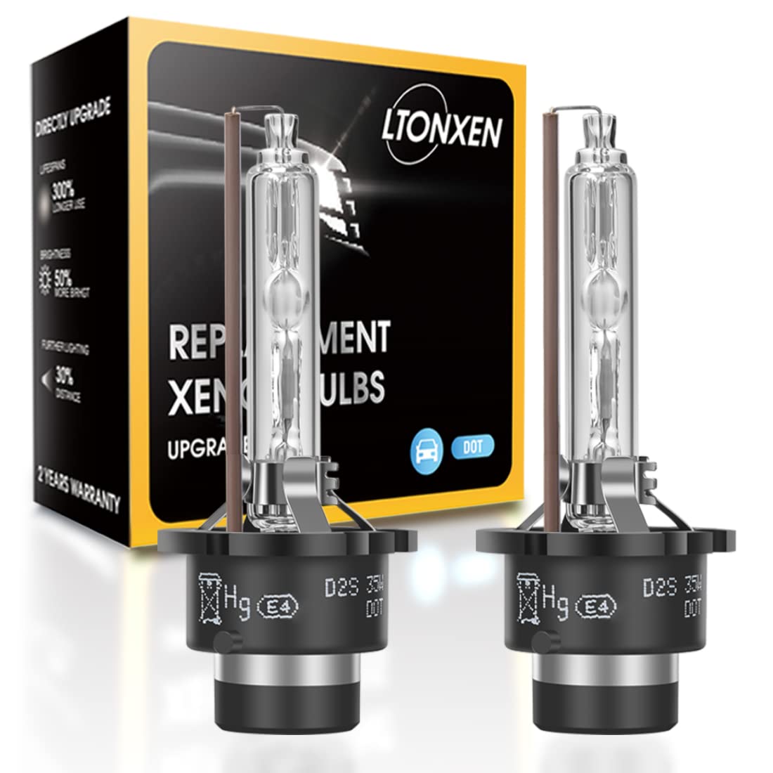 thumbnail: Lightworld24 D2S Xenonlampen 6000K – Set Van 2, 35W, Helder Wit Licht Voor Auto’s