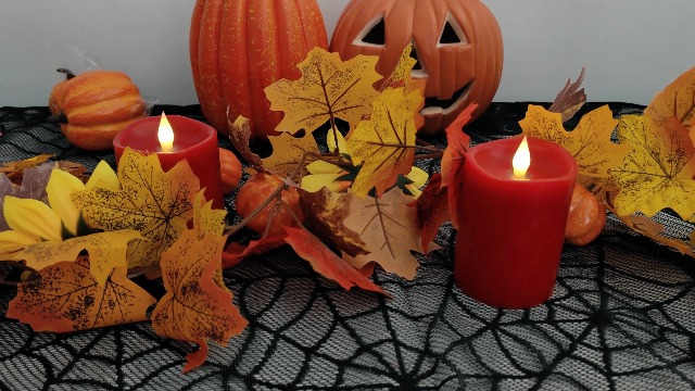 Image of 3″x4″ Red Flickering Flameless Candles, 2AA Battery Life 600 Hours Battery Candles Flickering with Timer,4 inch Flameless Candles with Remote for Indoor /Outdoor,Set of 1