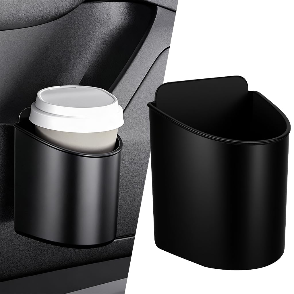 STHIRA®Clamp-On Water Bottle Holder for Car, Cup Holder with Back Clip, Duable PC Made, Easy Access Car Organizer for Bottle, Coffee Cup, Accessories, Phones-image-47
