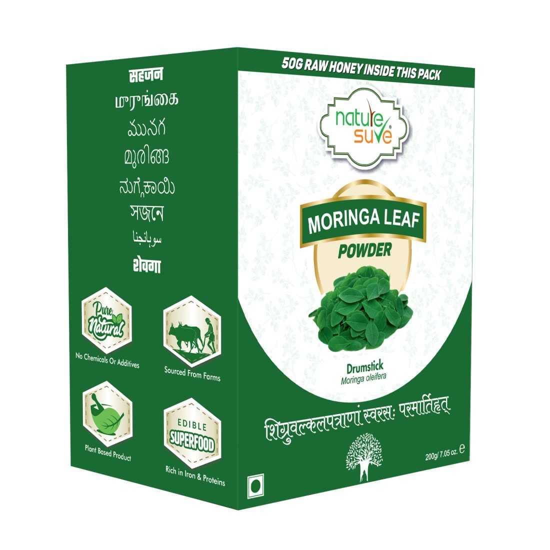 Nature Sure Moringa Leaf Atta Mix Powder 200g with Raw Honey 50g (B0C5JB8H8X) Amazon Price History, Amazon Price Tracker