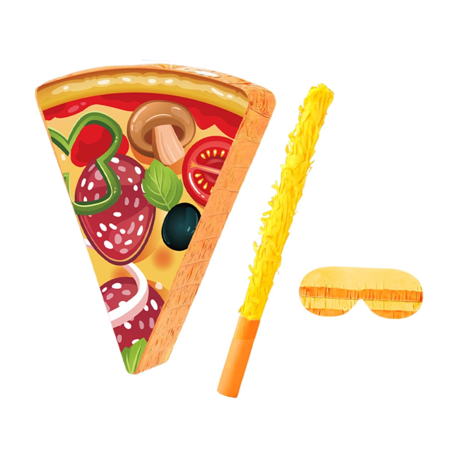 Piñata de Pizza para Fiestas Infantiles, Accesorios y artículos para Fiestas de Despedida de Soltera, música para niños.