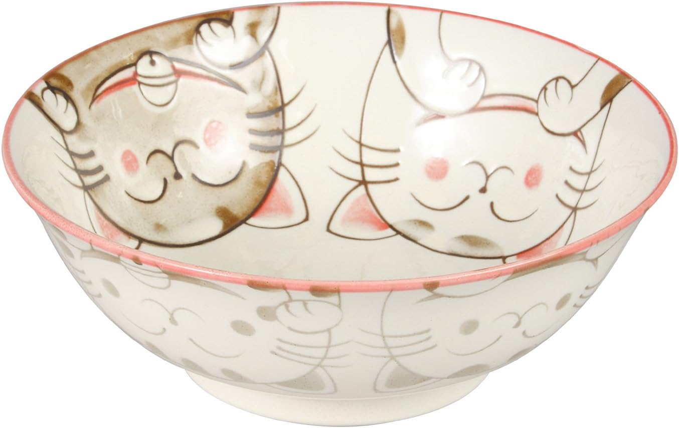 Ceramic Crystal CAT 6.3-Minoru ramen Bowl PK