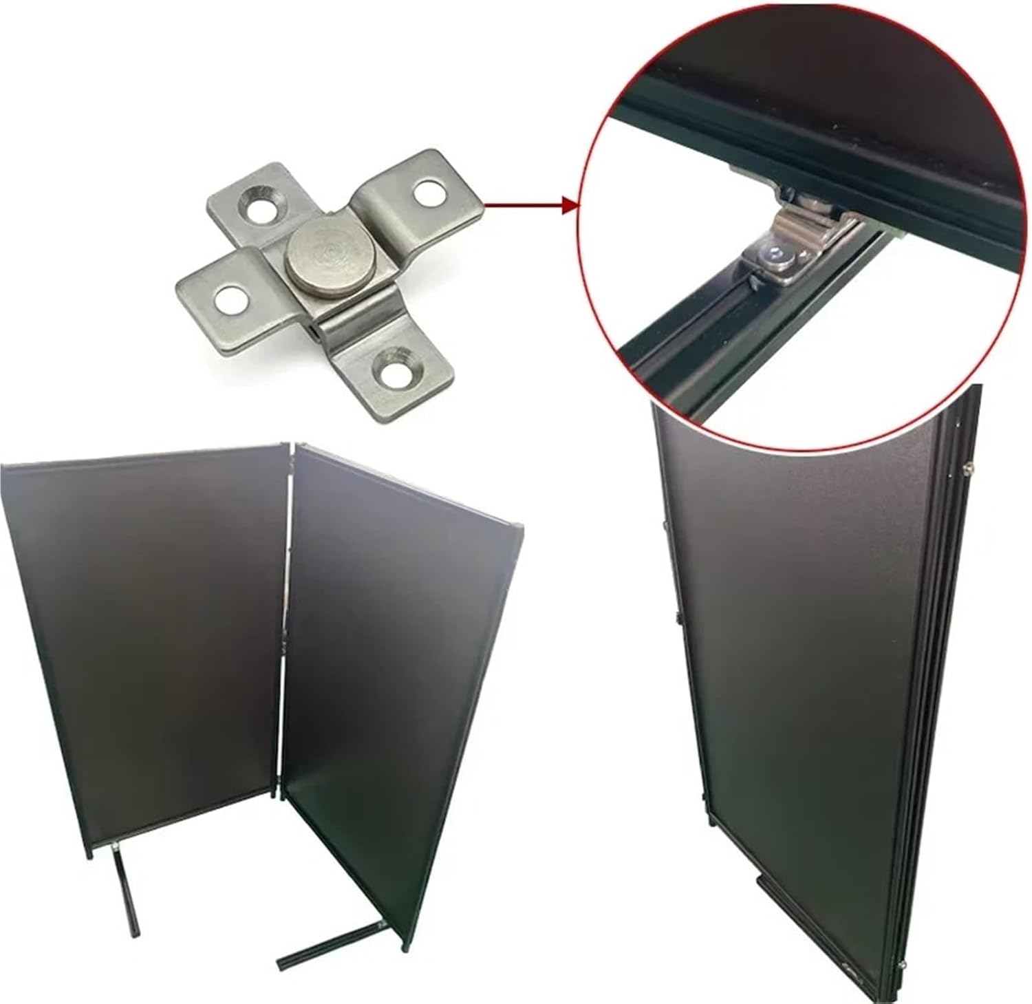 Stainless Steel Damper Hinge Torque Hinges Equipment Instrument Free Stop Damper 360 Degree Rotation Positioning Shaft 1Pcsa(0.7NM)
