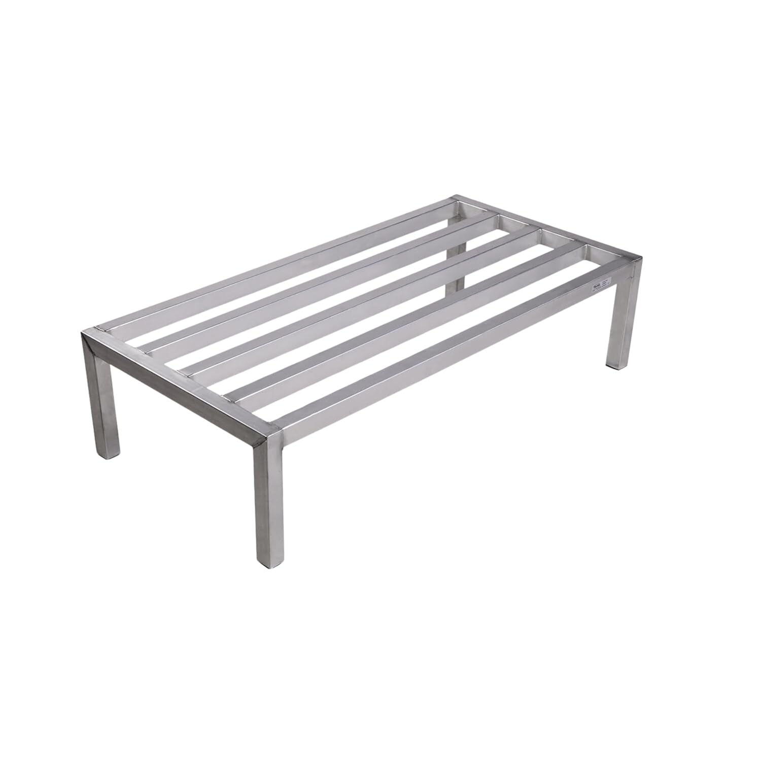 DASQ-3-1224 Dunnage Rack, 24" x 36" x 12",All Welded 1-1/2" x 1-1/2" Aluminum Tubular Frame, 2100 lbs. Capacity, for Commercial Use, NSF