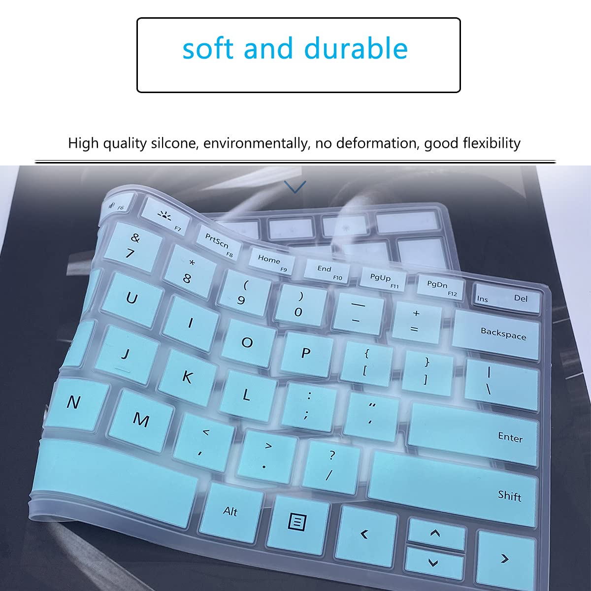 Hoes met toetsenbord voor Microsoft Surface Pro 7(2019)/Pro 6(2018)/Pro 5(2017)/Pro 4(2015) 12,3 inch met magnetisch afneembaar draadloos toetsenbord, slanke en lichtgewicht hoes,With touchpad