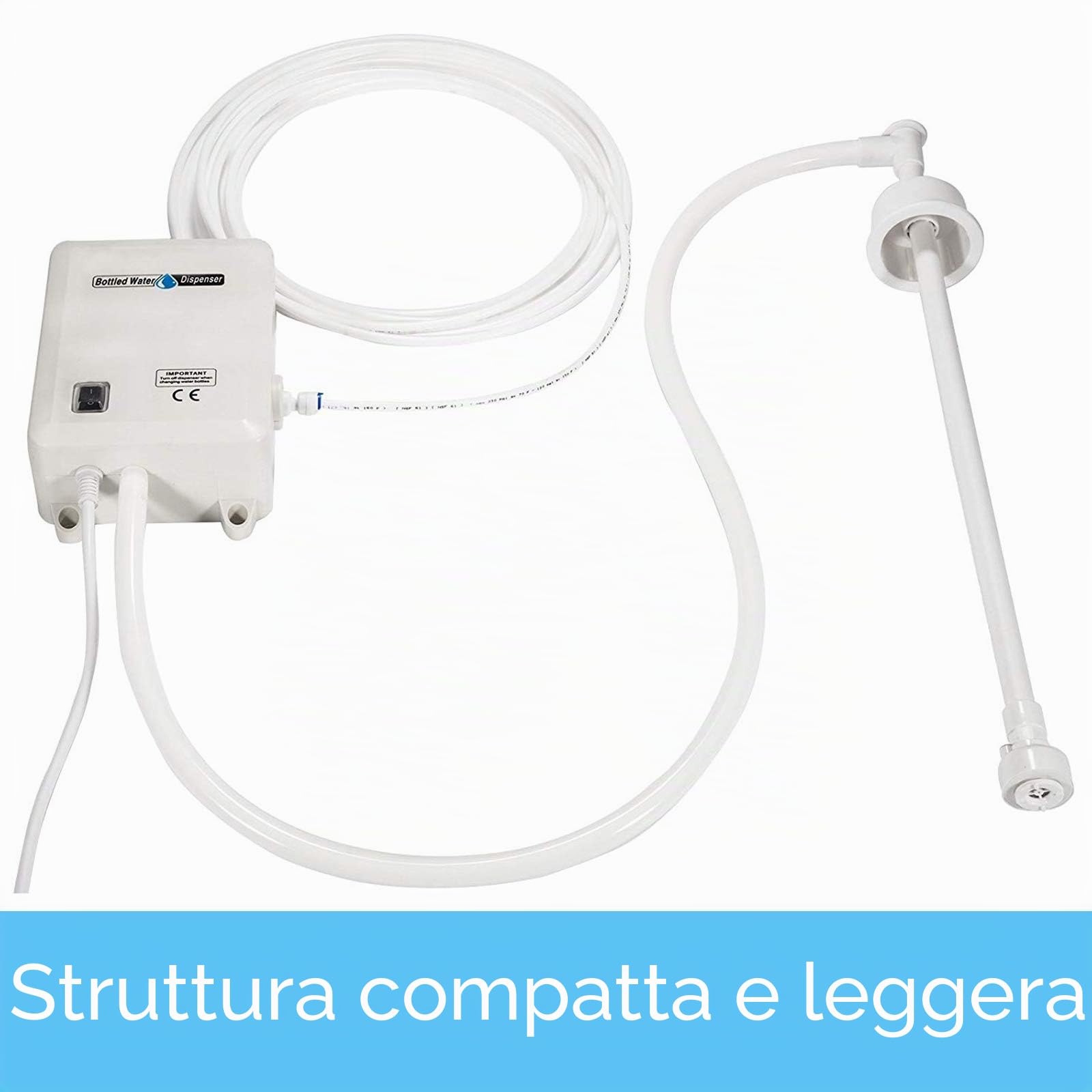 Pompa di Erogazione 3,78 L/min, Pompa di Erogazione dell Acqua 35W, Sistema di Acqua in Bottiglia, 40 PSI 11-22L, Sistema di Erogazione di Acqua in Bottiglia
