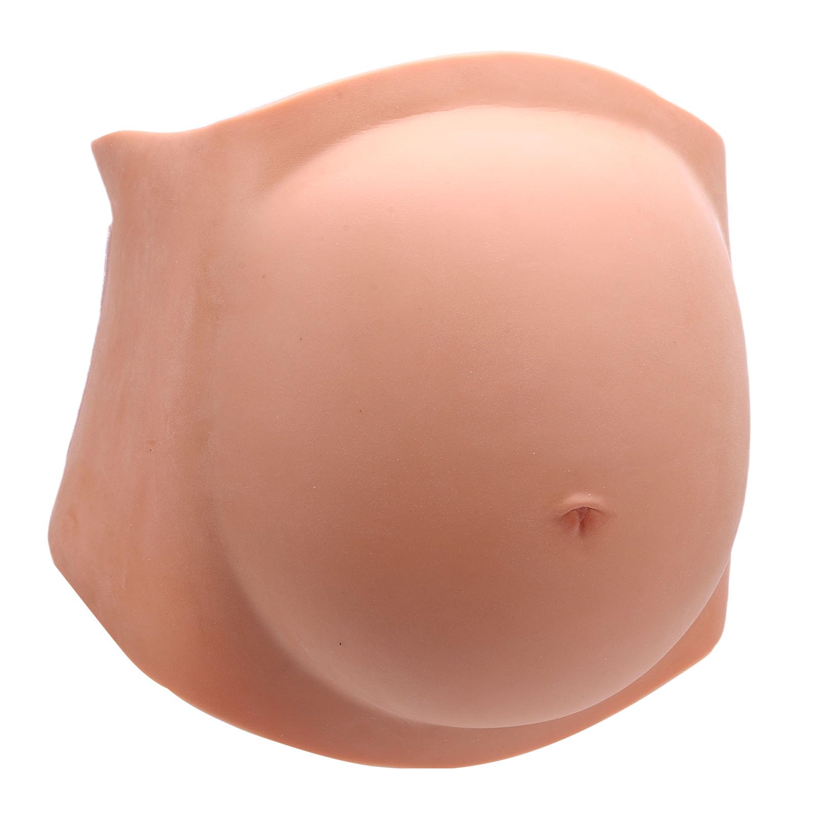 TIKATARER Barriga de Silicona para Embarazadas, Barriga de bebé Ligera y Ajustable, Artificial con Cierre Táctil, Ideal para Fiestas de Disfraces, Actuaciones y Fotografía (YELLOW) — view 5