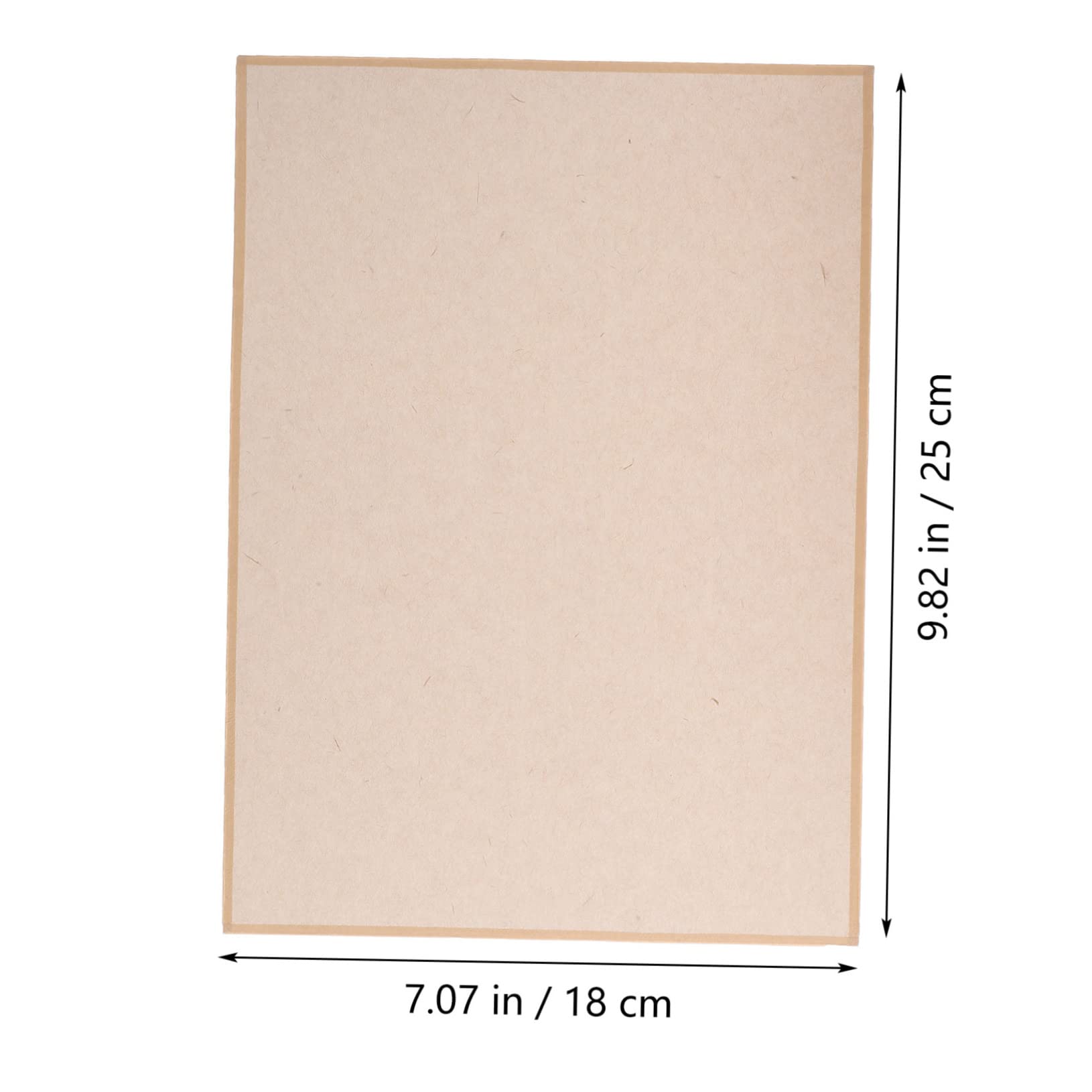 KONTONTY Thickened Hard Card Mounting Rice Paper for Writing Painting Art Craft