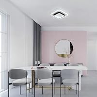 Goeco LED mennyezeti lámpa 20W dimmelhető, négyzet alakú, 24cm, 3 színhőmérséklet 3