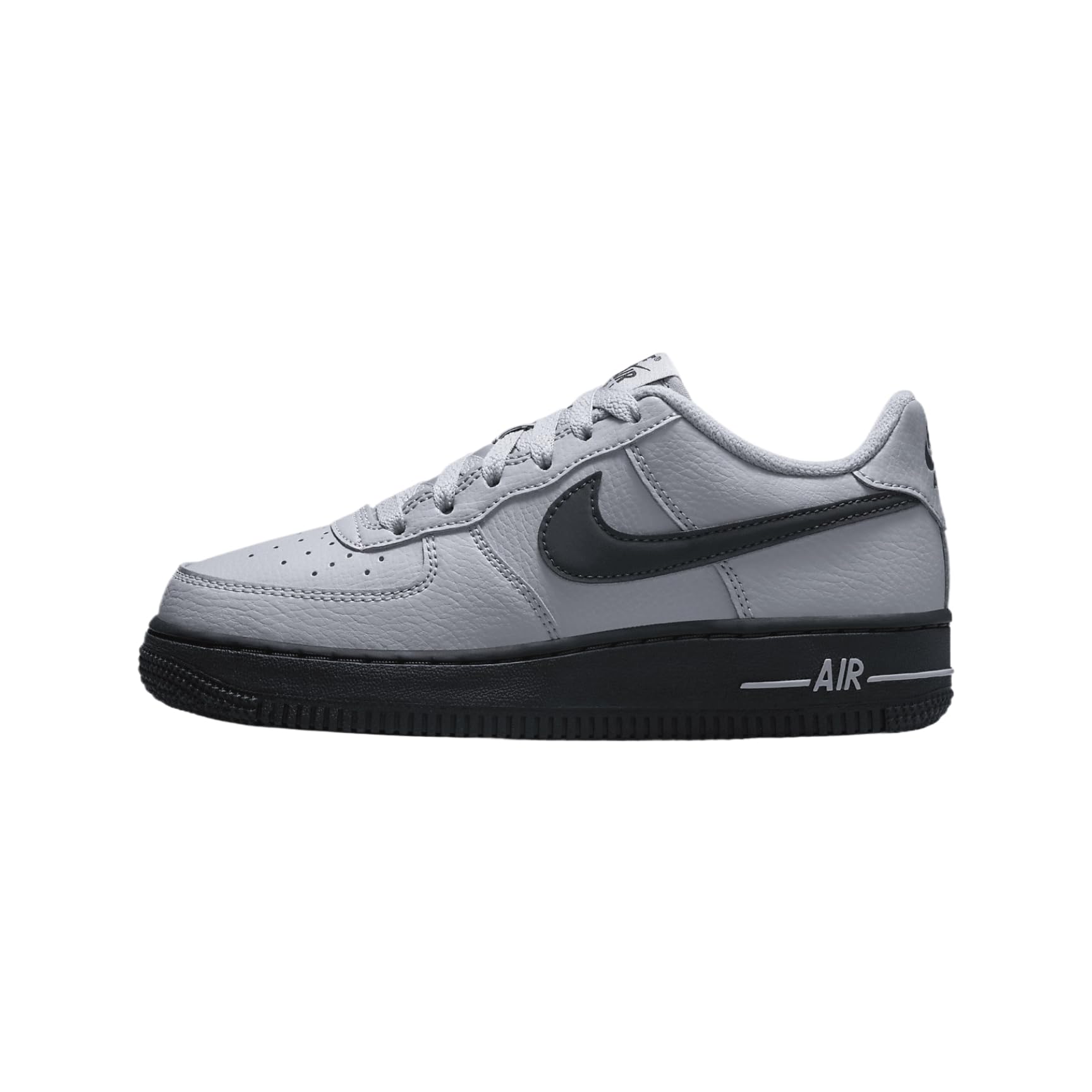 black and gray af1