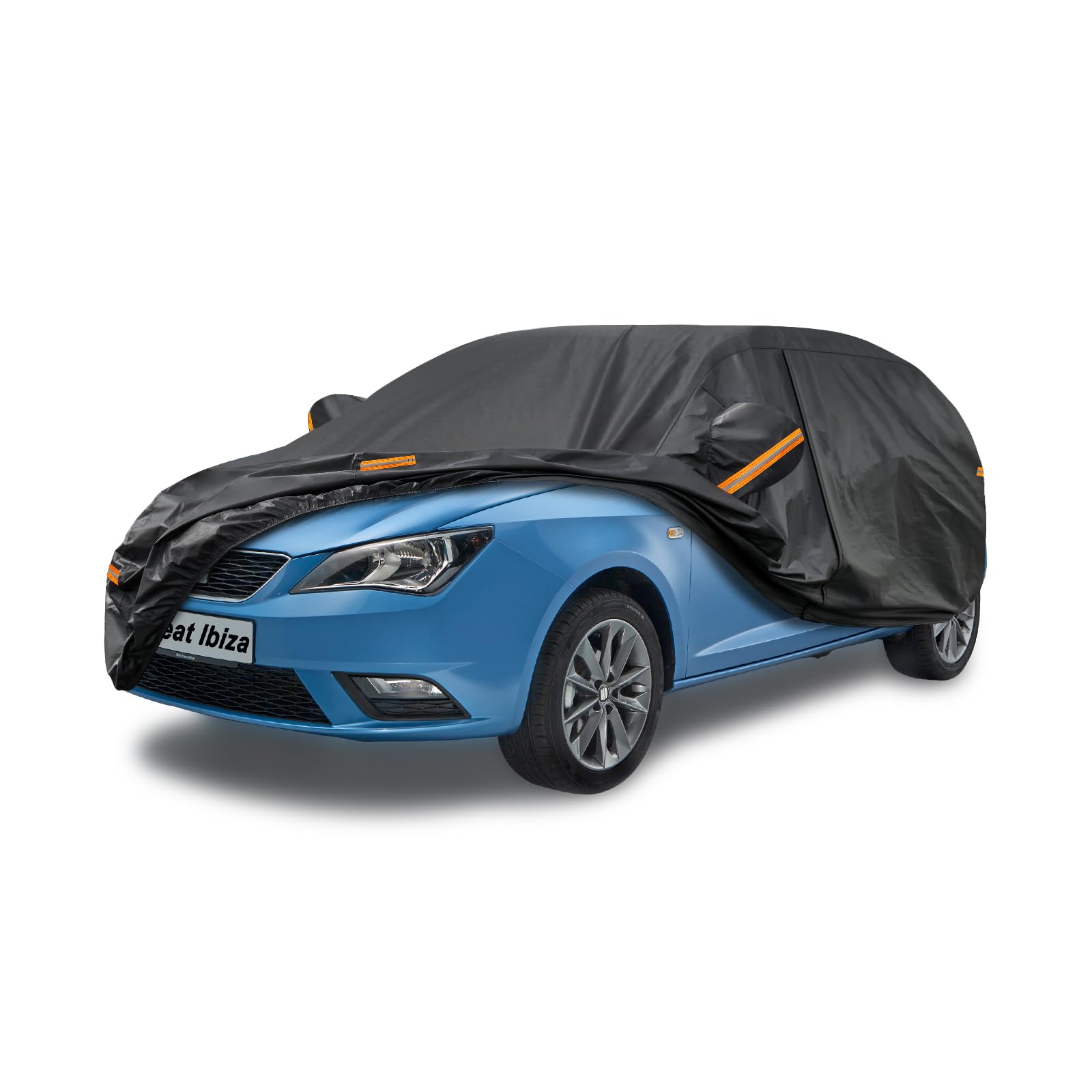 Kayme Funda Coche Exterior, Compatibles con Audi A3 Sportback(1996-2025), Cubierta para Coche Impermeable Transpirable Anti-UV Antipolvo de 7 Capas, Cubre Coche con Cremallera y Forro de Algodón. — view 21