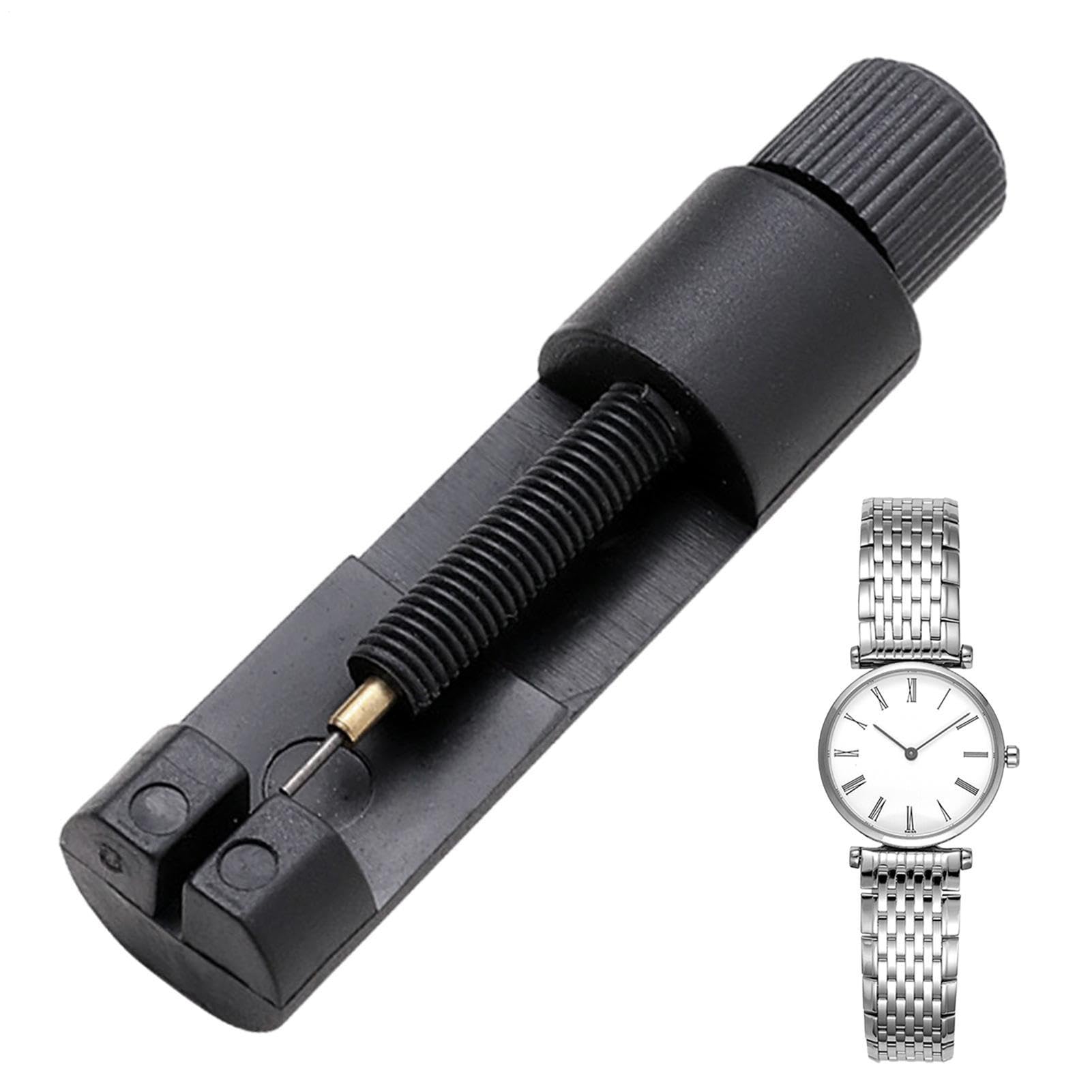 Herramienta De Extracción De Pasadores De Reloj: Kit Profesional De Eliminación De Eslabones De Reloj Con Pasadores De Repuesto | Juego De Herramienta De Ajuste De Eslabones De Cadena De Pulsera De Me — view 10