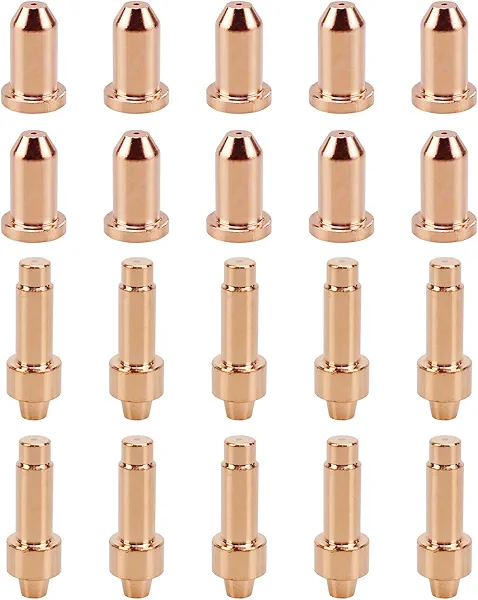 Vaphy 10pcs 249926 (770791) Electrode 10pcs 249928 (770797) Nozzle Tip Fit for Miller Spectrum 625 X-TREME Plasma Cutting XT40 Torch Consumables
