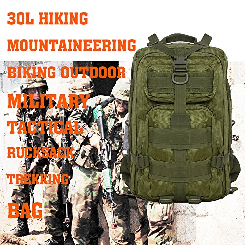 HUKOER zaino per campeggio e trekking (verde