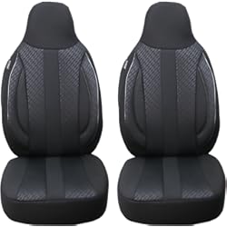 Fundas Asientos Smart Fortwo 450 BREMER SITZBEZÜGE Fundas Protectoras para Coche compatibles con Smart fortwo 450 Conductor y Pasajero a Partir de 1998 – 2007 / Juego de Fundas de Asiento de Coche, 2 Unidades, Color Negro (SMD504)