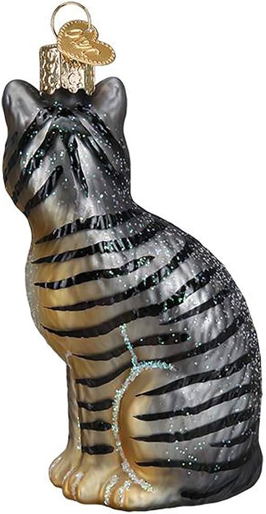 Old world christmas tabby cat ornament Outlet