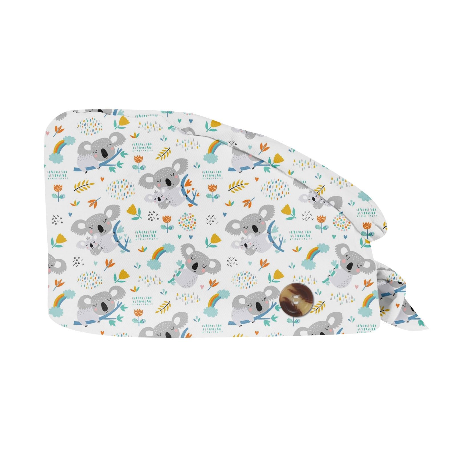 XYYYHTL Womens Surgical Scrub Caps Ponytail Scrub Caps Women Womens Scrub Caps Scrub Caps Women Pediatrics Surgical Hats with Buttons On Side Summer Scrubs Cap for Women Scrub Caps