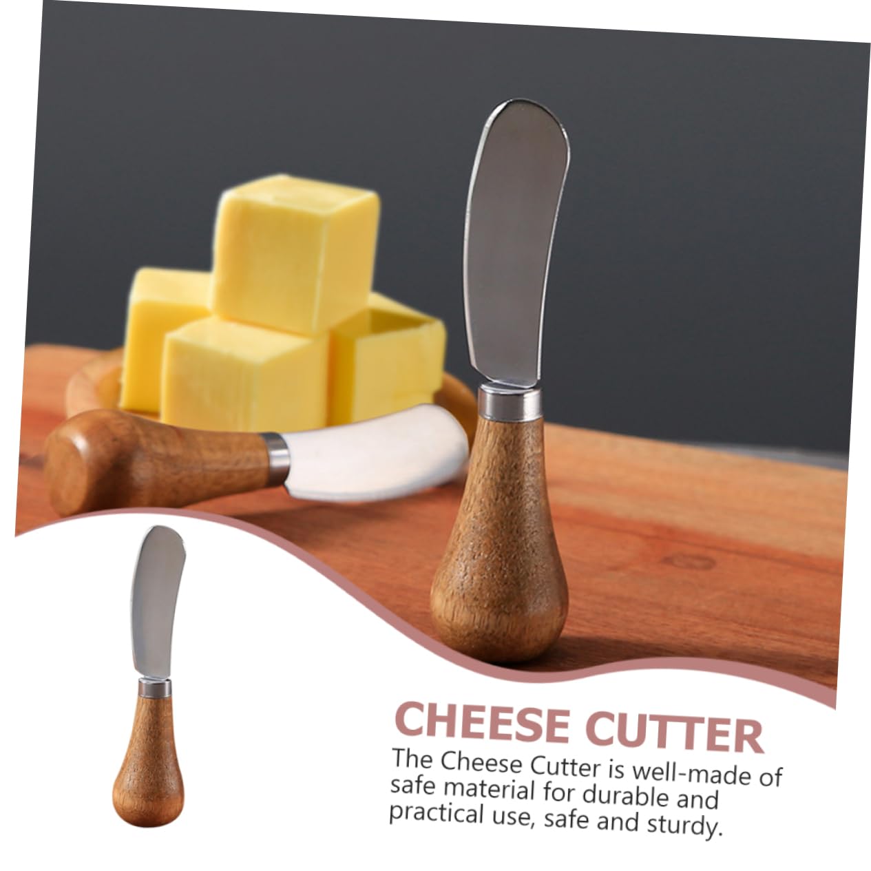 FUNOMOCYA Elegant Cheese Spatula Home Accessory Sturdy Construction Easy to Clean