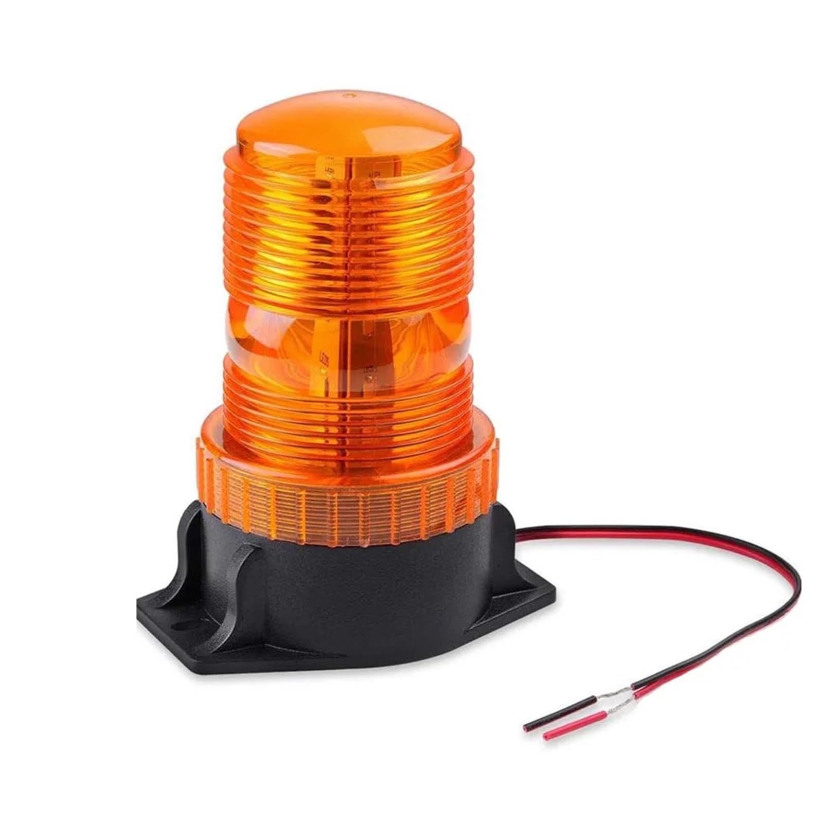 Baliza de emergencia con 30 LED de alta potencia (12-24 V, 48 V, 60 V, 80 V) for montacargas, camiones y autobuses escolares (ámbar, azul, rojo).(Yellow)