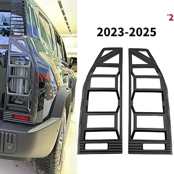 Vehicle Grille Cover 2Pcs Car Rear Lamp Cover Tail Light Frame Protective Cover Decorate For Jetour Traveler T2 2023-2025