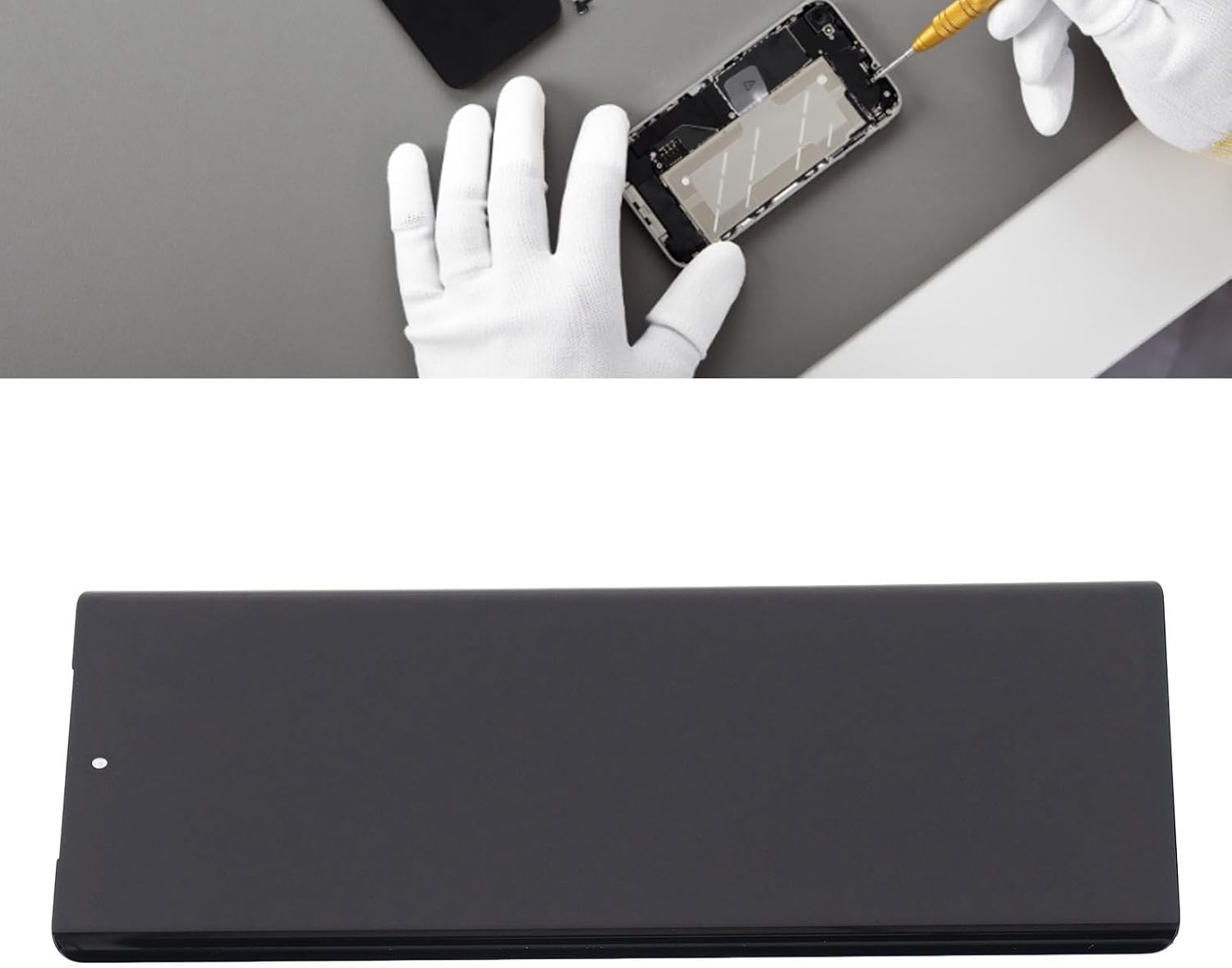 for Pixel 6 Pro Screen Replacement, Organic LED Assembly with Fingerprint Sensor Repair Tools for Pixel 6 Pro Phone