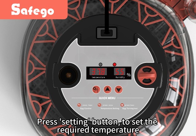 Amazon.co.jp: 自動孵卵器 インキュベーター 検卵ライト付き Safego