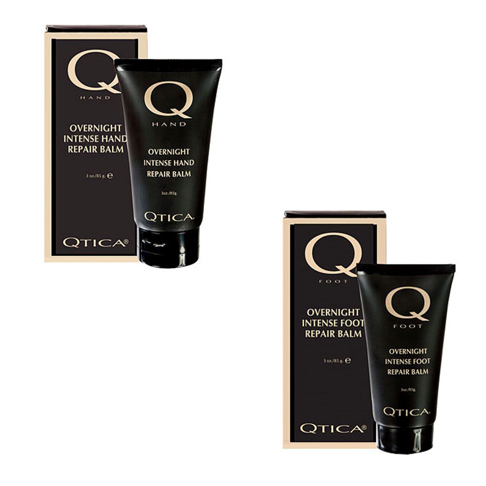 QTICA Intense Overnight Repair Balm Set Hand & Foot 3oz