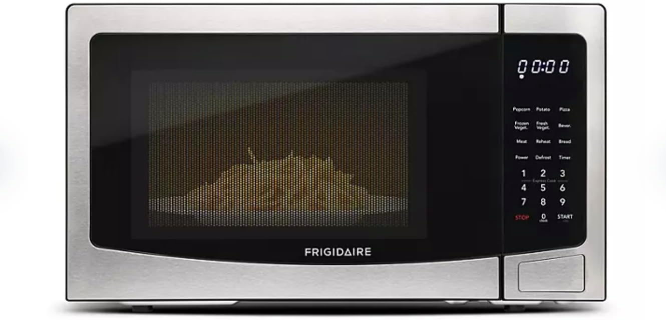 FRIGIDAIRE Stainless Steel Microwave Oven, Multi Function, Programmable, 1.1 Cu Ft 1000-Watt