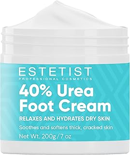Urea Foot Cream 40%, Foot Lotion For Dry Cracked Feet, Moisturizer For Rough Heel, Foot Care Lotion with Vitamin E and Alo...