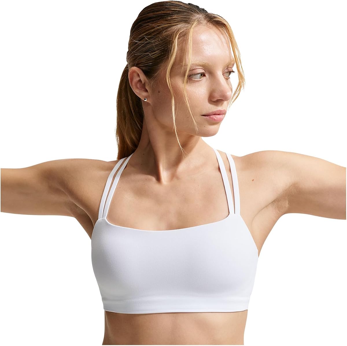 Nike Dri-fit Zenvy Sujetador deportivo acolchado con tiras y sujeción ligera para mujer