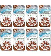 Powermax USA Size 312 Hearing Aid Batteries, Brown Tab, 128 Count