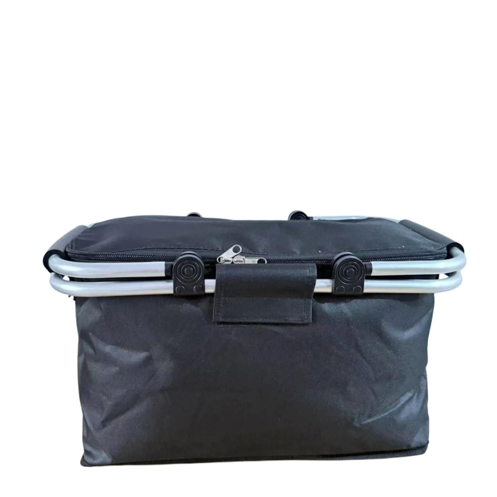 Foldable insulation picnic basket Oxford cloth thick ice pack outdoor portable large capacity picnic bag camping cold preservation storage basket