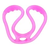 CLISPEED Silicone Yoga Tension Band Elastic Pull Rope Figure 8-Shaped Silicone Rope Jelly Puller Silicone Rope Pink Fitness Multifunctional Band Fitness Resistance Band