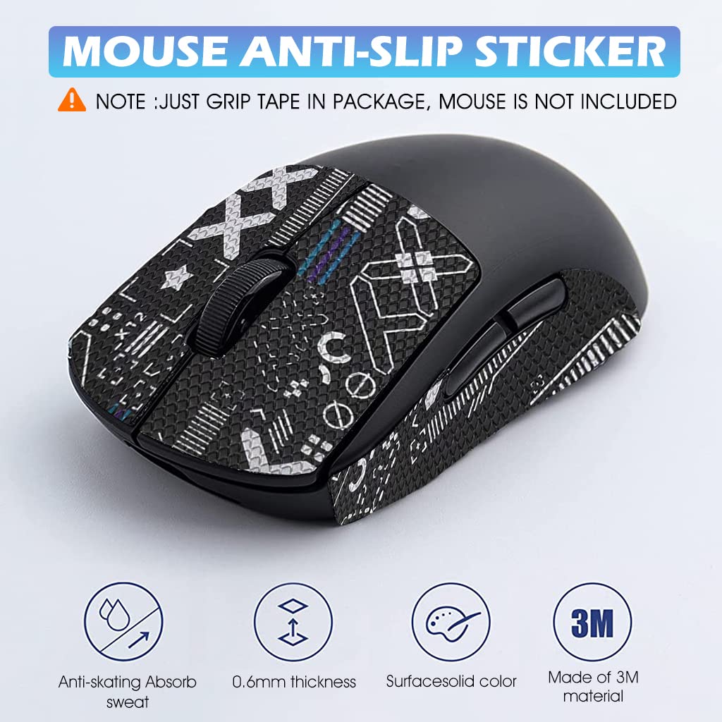 Verilux Mouse Tape Anti-Slip Skin Compatible with G Pro Wireless — Amazon image 2