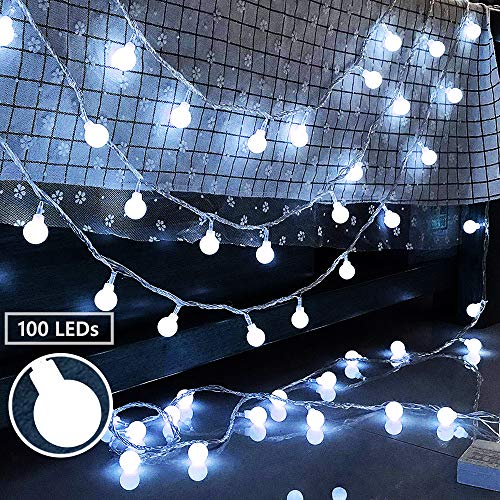 Ollny Globe String Lights 100 LED 33ft for Indoor Bedroom Wedding Party Outdoor