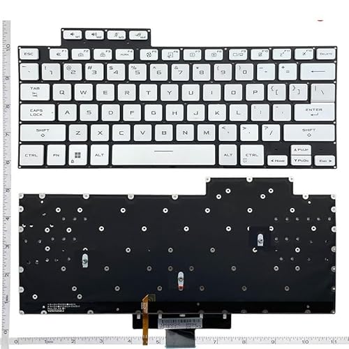 Acer Zephyrus ROG 16 G16 GA503 GA503Q GA503QR GA503QS 15 G15 GU603 GU603H USバックライトキーボード用(ORG White backlight)